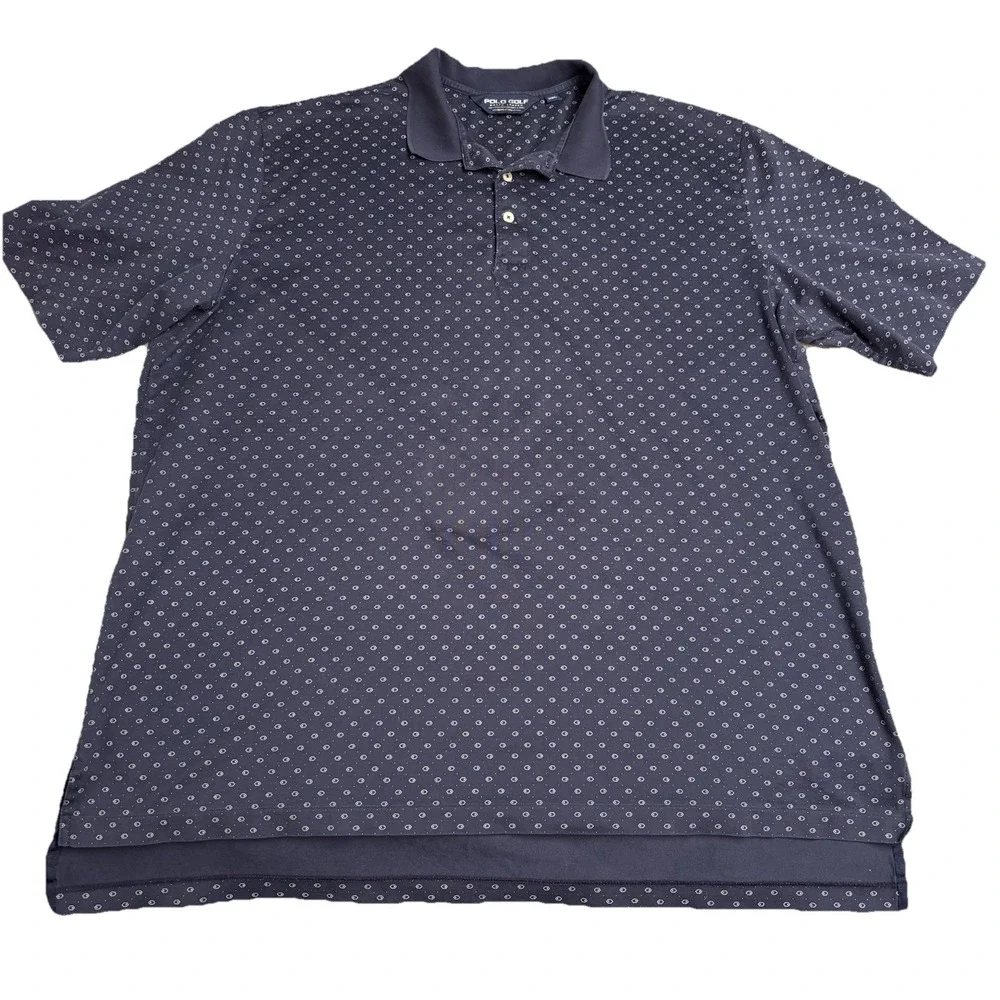 Polo Golf Ralph Lauren Polo Shirt Mens‎ XXL Blue Modern Golf Preppy